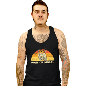 Daily_Deal_Shirts Tank Top, Unisex / Small / Black Vintage Criminal Droid