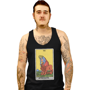 Shirts Tank Top, Unisex / Small / Black Strength