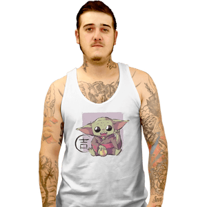 Secret_Shirts Tank Top, Unisex / Small / White Maneki Grogu