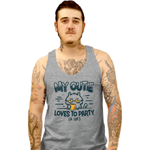 Load image into Gallery viewer, Daily_Deal_Shirts Tank Top, Unisex / Small / Sports Grey Outie Loves To Party
