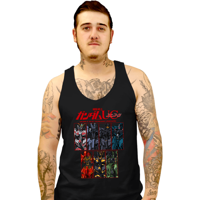 Daily_Deal_Shirts Tank Top, Unisex / Small / Black Gundam UC