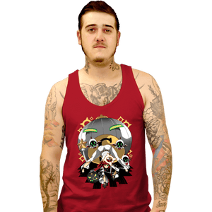 Daily_Deal_Shirts Tank Top, Unisex / Small / Red The Pose