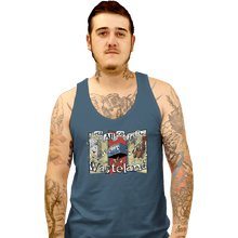 Load image into Gallery viewer, Daily_Deal_Shirts Tank Top, Unisex / Small / Indigo Blue Let&#39;s All Go To The Wasteland
