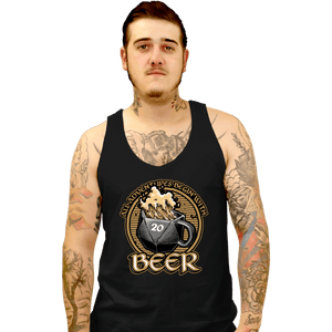 Secret_Shirts Tank Top, Unisex / Small / Black Beer Adventures