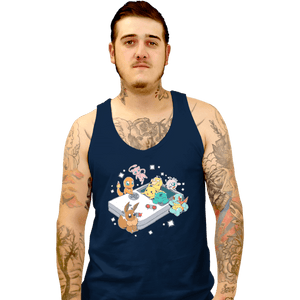 Shirts Tank Top, Unisex / Small / Navy Pokeboy