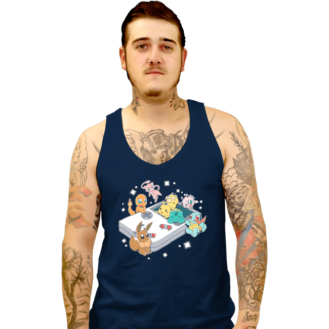 Shirts Tank Top, Unisex / Small / Navy Pokeboy