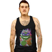 Load image into Gallery viewer, Daily_Deal_Shirts Tank Top, Unisex / Small / Black Glitch Donatello
