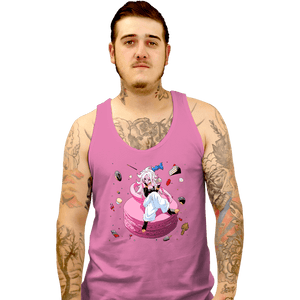 Shirts Tank Top, Unisex / Small / Pink Snack Time!