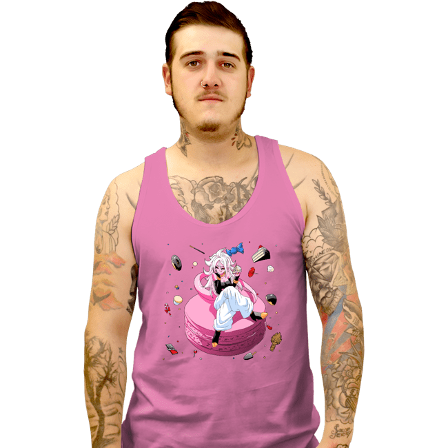 Shirts Tank Top, Unisex / Small / Pink Snack Time!