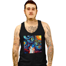 Load image into Gallery viewer, Daily_Deal_Shirts Tank Top, Unisex / Small / Black Van Gogh Never Experienced Space Madness
