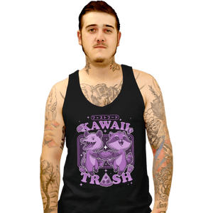Secret_Shirts Tank Top, Unisex / Small / Black Kawaii Trash