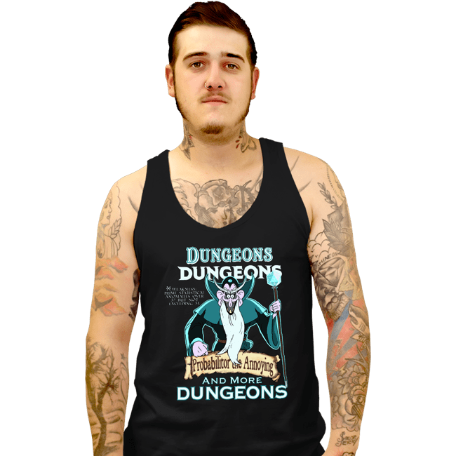 Daily_Deal_Shirts Tank Top, Unisex / Small / Black Triple D’s Probabilitor