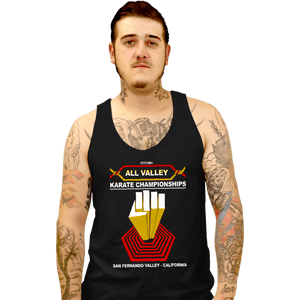 Daily_Deal_Shirts Tank Top, Unisex / Small / Black All Valley Karate