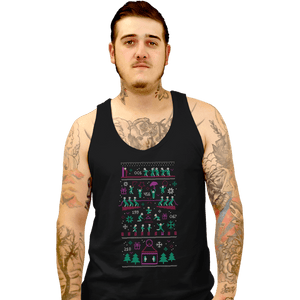 Daily_Deal_Shirts Tank Top, Unisex / Small / Black X-Mas Game