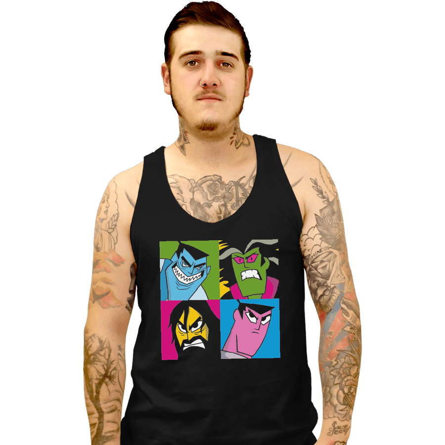 Shirts Tank Top, Unisex / Small / Black Pop Samurai