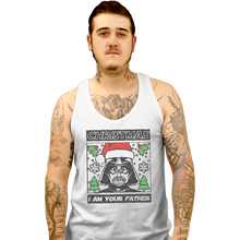 Load image into Gallery viewer, Shirts Tank Top, Unisex / Small / White Father Christmas
