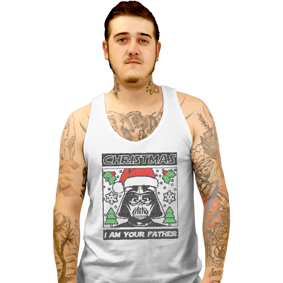 Shirts Tank Top, Unisex / Small / White Father Christmas