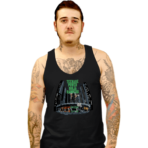 Daily_Deal_Shirts Tank Top, Unisex / Small / Black Teenage Power Ninja Rangers