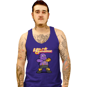 Shirts Tank Top, Unisex / Small / Violet Half Universe