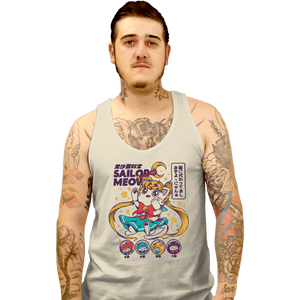 Secret_Shirts Tank Top, Unisex / Small / White Pretty Sailor Meow