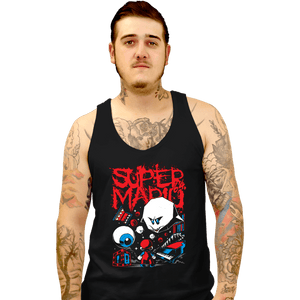 Daily_Deal_Shirts Tank Top, Unisex / Small / Black Haunted House