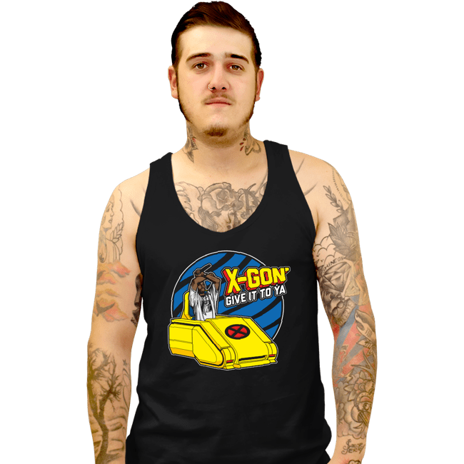 Secret_Shirts Tank Top, Unisex / Small / Black X-Gon' give it to ya!