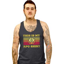 Load image into Gallery viewer, Shirts Tank Top, Unisex / Small / Dark Heather My RPG Shirt
