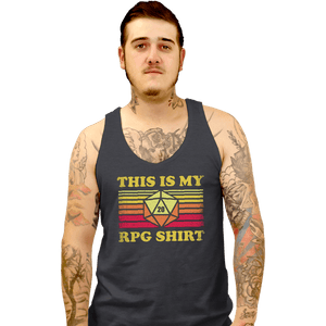 Shirts Tank Top, Unisex / Small / Dark Heather My RPG Shirt