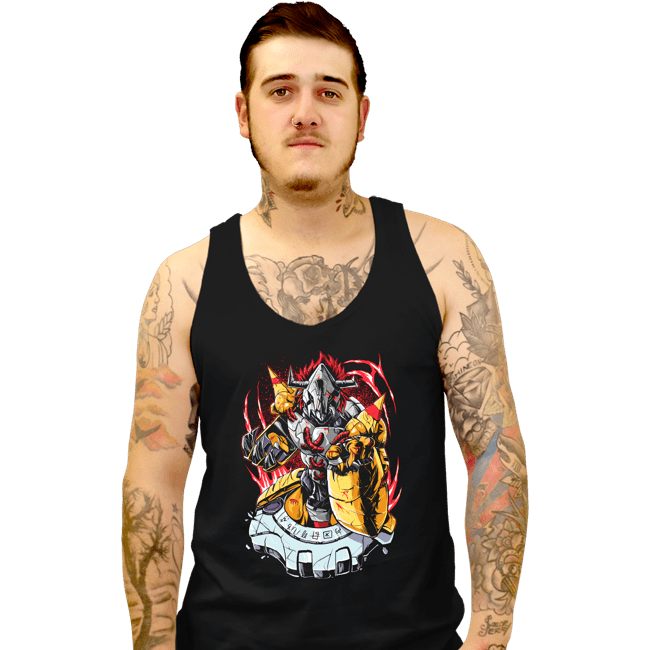 Daily_Deal_Shirts Tank Top, Unisex / Small / Black Battle War Greymon