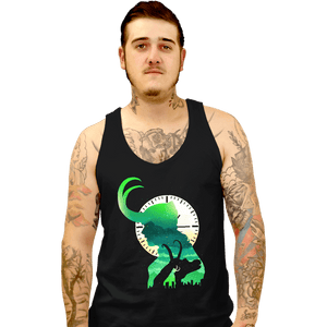 Shirts Tank Top, Unisex / Small / Black Loki Sunset