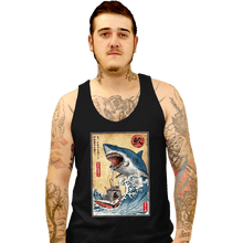 Load image into Gallery viewer, Secret_Shirts Tank Top, Unisex / Small / Black Hunting The Shark In Japan
