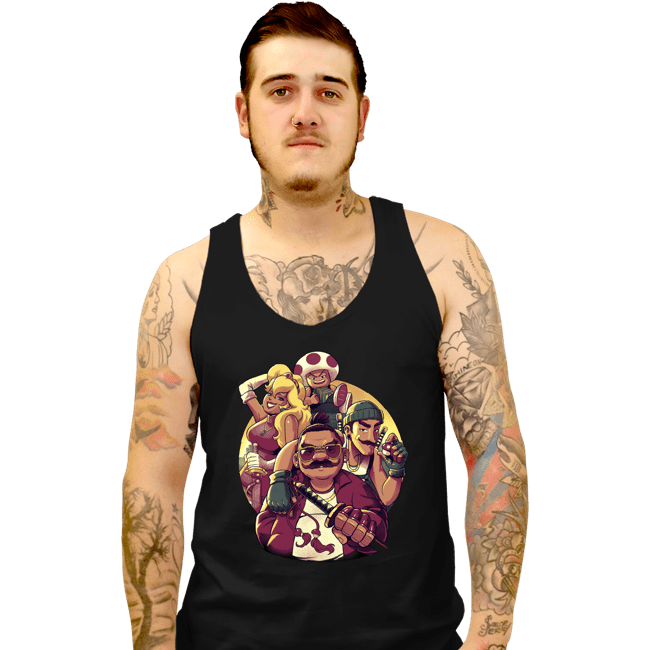 Daily_Deal_Shirts Tank Top, Unisex / Small / Black The Mushroom Gang