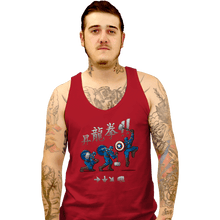 Load image into Gallery viewer, Secret_Shirts Tank Top, Unisex / Small / Red Captain Shoryuken!
