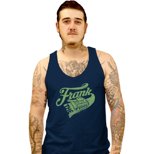 Shirts Tank Top, Unisex / Small / Navy Frank the Tank