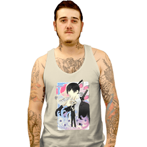 Daily_Deal_Shirts Tank Top, Unisex / Small / White Musha-e Aki