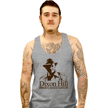 Load image into Gallery viewer, Daily_Deal_Shirts Tank Top, Unisex / Small / Sports Grey Dixon Hill Private Investigator

