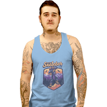Load image into Gallery viewer, Shirts Tank Top, Unisex / Small / Powder Blue Outdoor Skeletor
