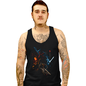 Daily_Deal_Shirts Tank Top, Unisex / Small / Black Mortal Fighters