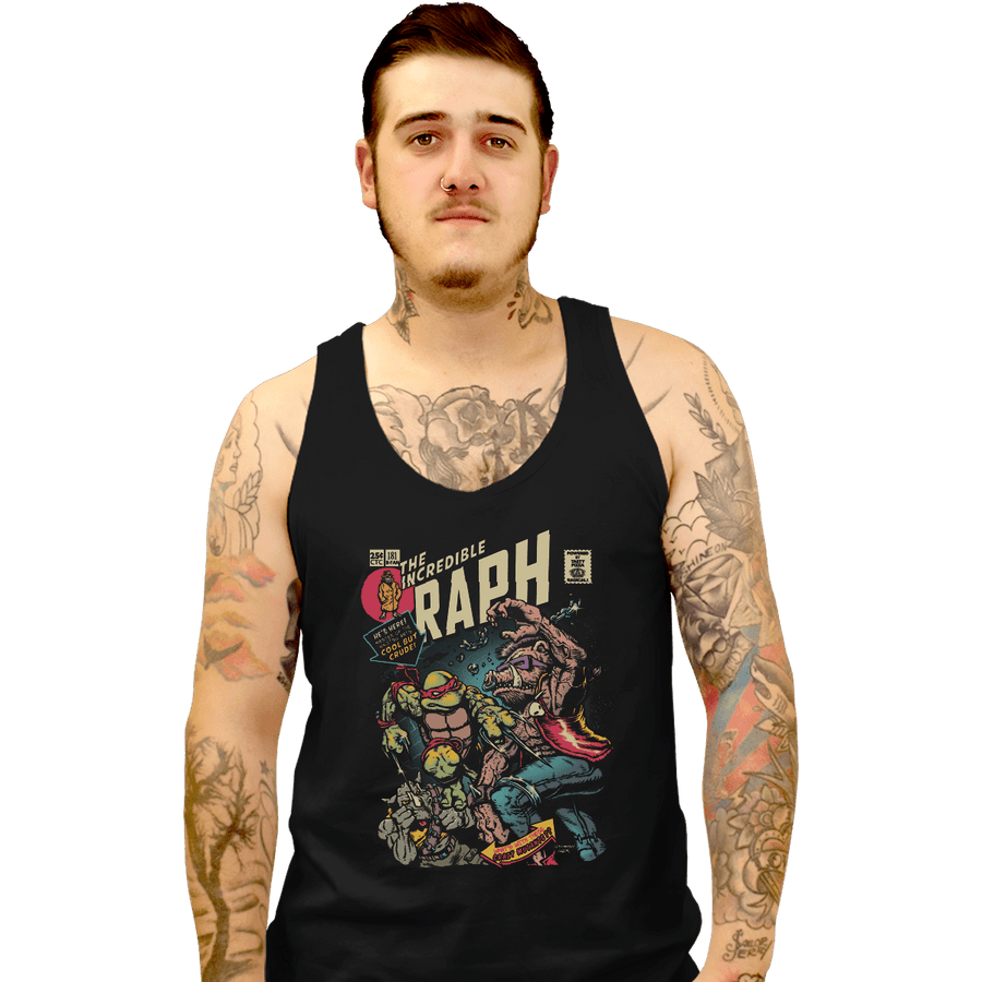 Shirts Tank Top, Unisex / Small / Black The Incredible Raph