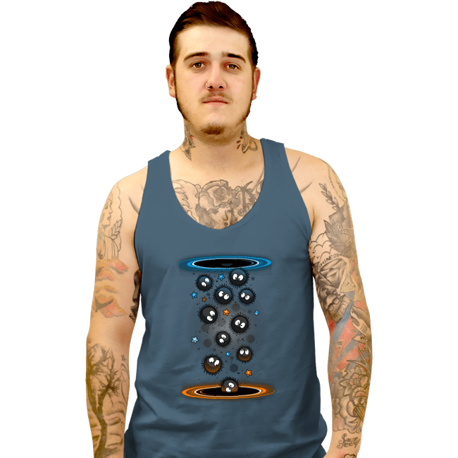 Shirts Tank Top, Unisex / Small / Indigo Blue Soot Portals