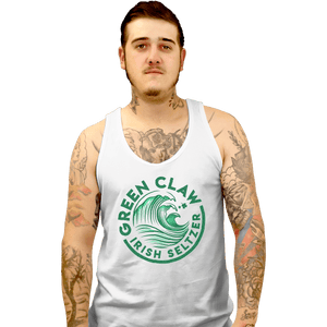 Secret_Shirts Tank Top, Unisex / Small / White Green Claw