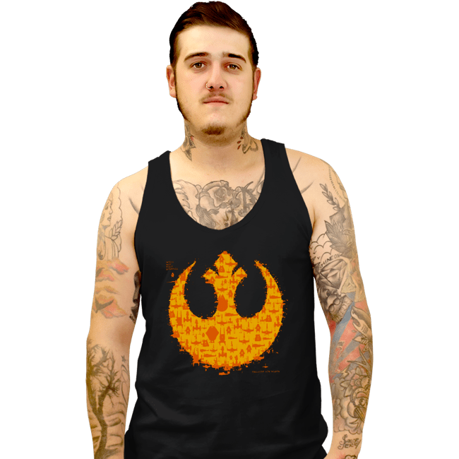 Shirts Tank Top, Unisex / Small / Black Rebel Glitch