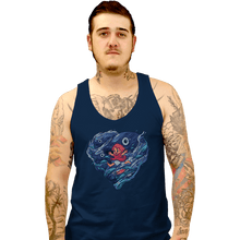 Load image into Gallery viewer, Shirts Tank Top, Unisex / Small / Navy Sea Heart
