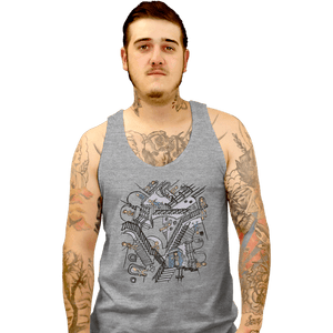 Daily_Deal_Shirts Tank Top, Unisex / Small / Sports Grey Escher Who