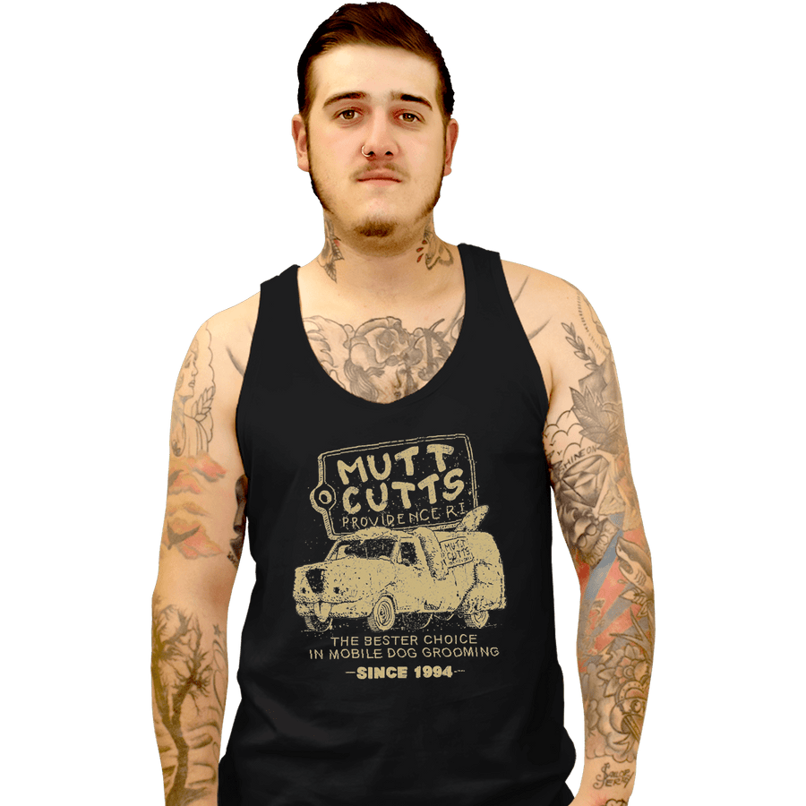 Shirts Tank Top, Unisex / Small / Black Mutt Cuts