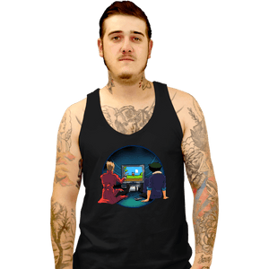 Daily_Deal_Shirts Tank Top, Unisex / Small / Black Stay At Home Hunters