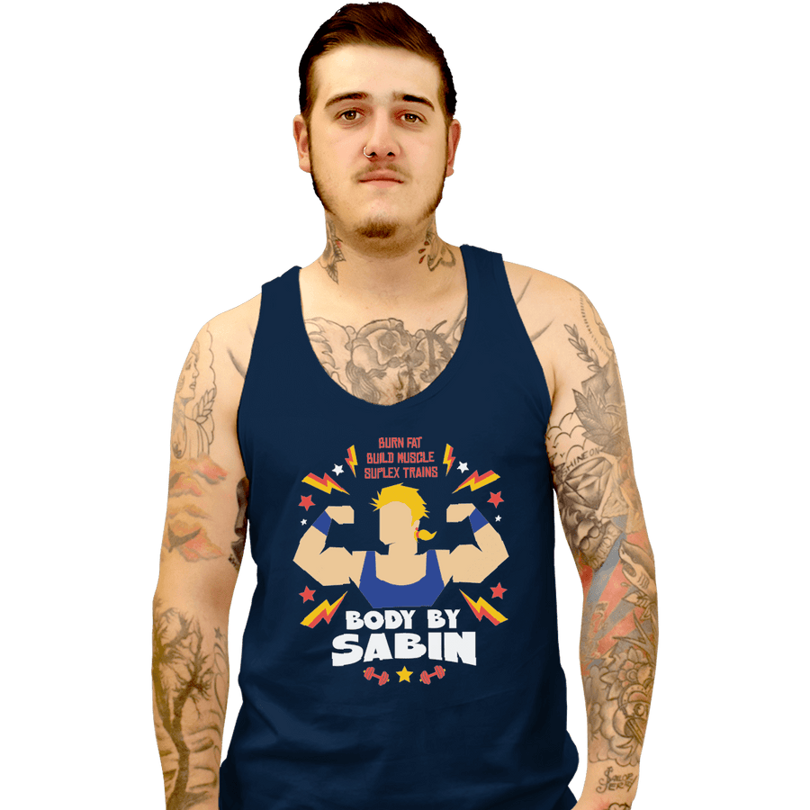 Shirts Tank Top, Unisex / Small / Navy Body By Sabin