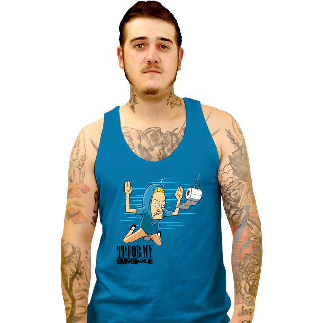 Shirts Tank Top, Unisex / Small / Sapphire Smells Like Bunghole