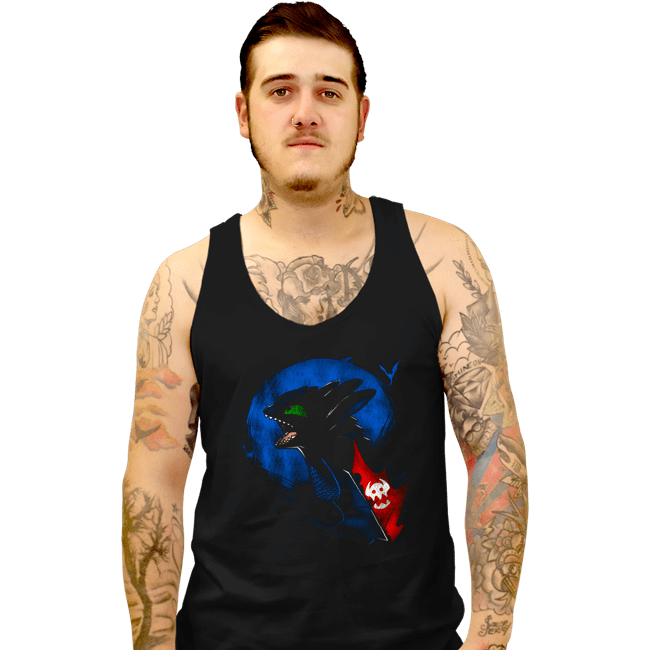Shirts Tank Top, Unisex / Small / Black Night Fury