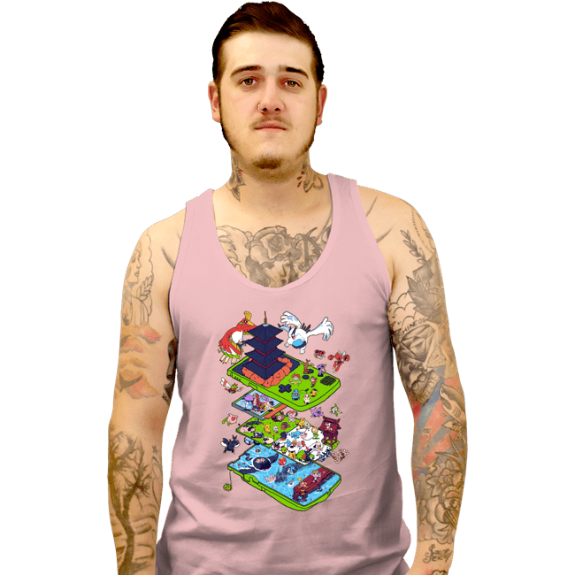 Daily_Deal_Shirts Tank Top, Unisex / Small / Pink 2nd Gen Color